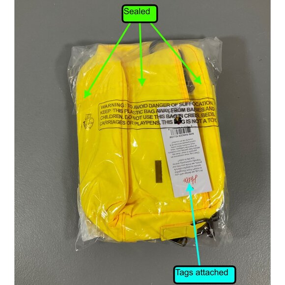 Lug Ranger Mini Crossbody Bag - Stylish Yellow Fabric Travel Pouch for Women, Es - Picture 4 of 7